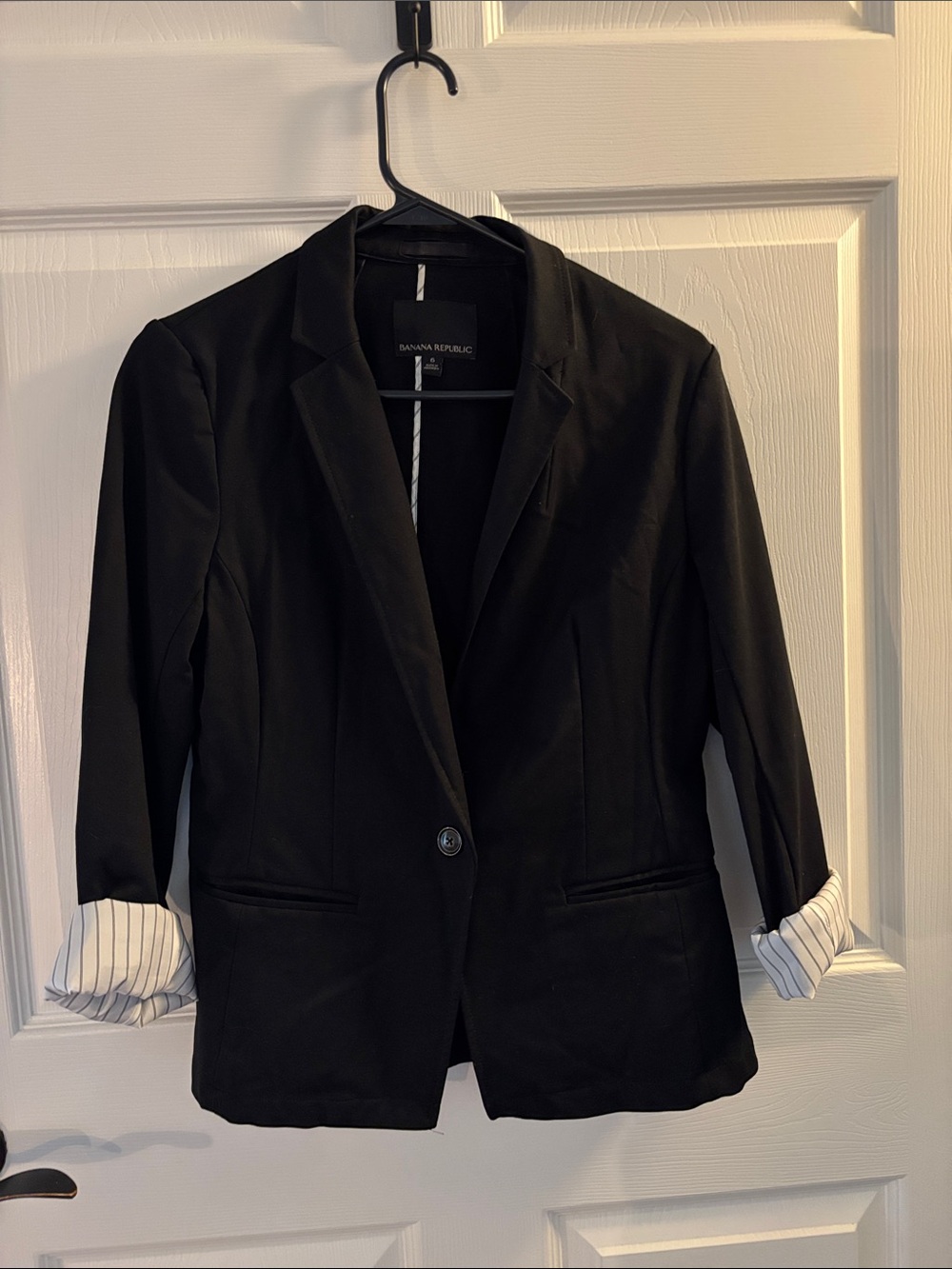 Banana Republic Black Single-Button Women's Blazer